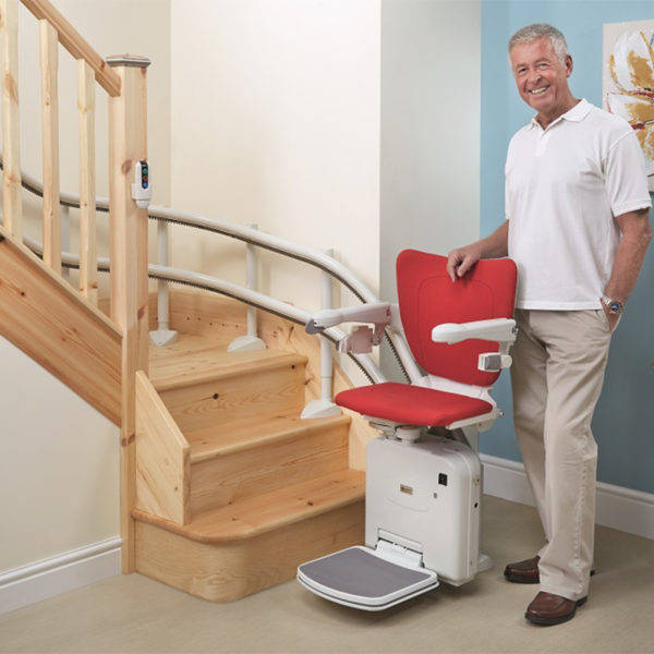 city curved stairlift