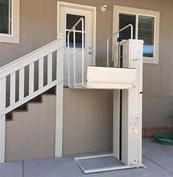 rent wheelchair elevator Riverside vpl vertical porch platform lift
