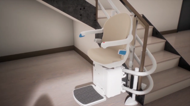Handicare 4000 curved stair lift