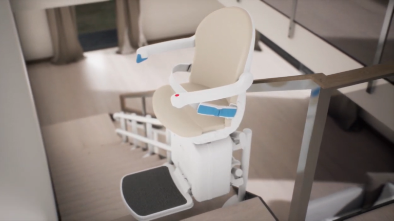 Handicare 4000 curved stair lift