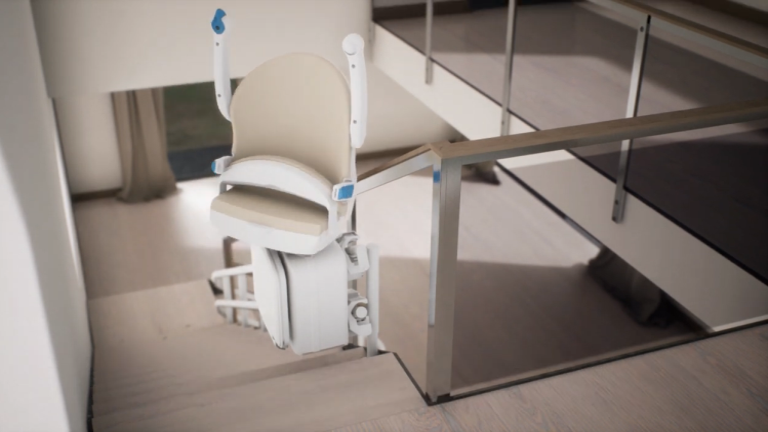 Handicare 4000 curved stair lift