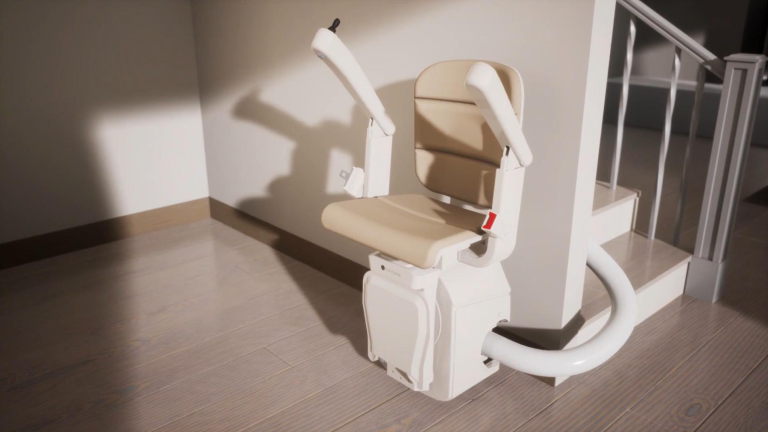 Handicare Freecurve curved stair lift