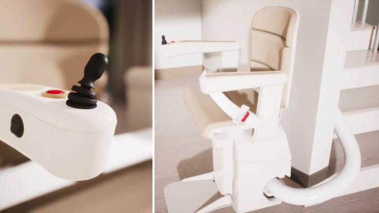 Handicare Freecurve curved stair lift