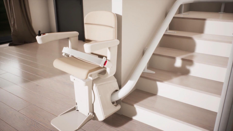 Handicare Freecurve curved stair lift
