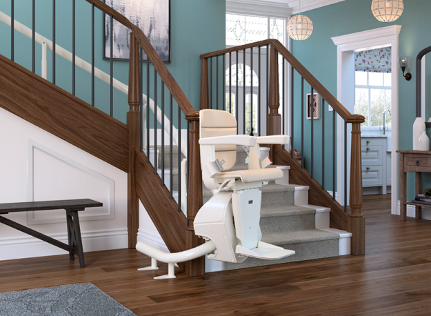 Handicare Freestyle curved stair lift, see it before you buy!