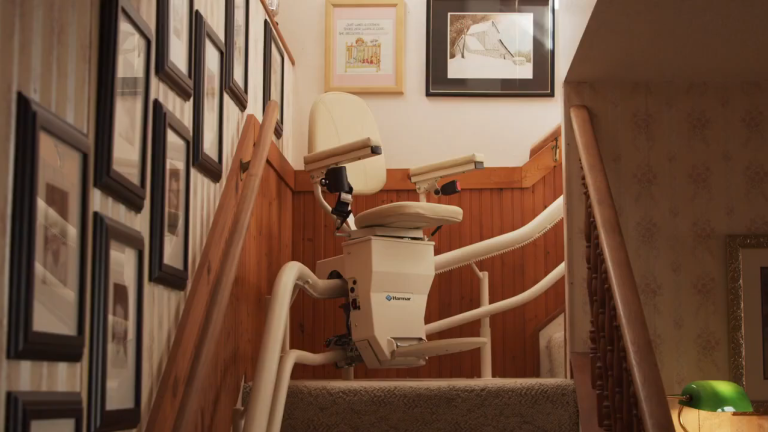 Harmar Helix curved stair lift