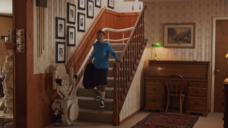 Harmar Helix curved stair lift