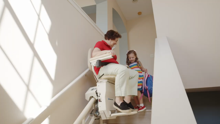 Harmar Helix curved stair lift