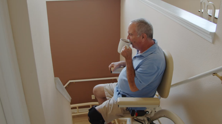Harmar Helix curved stair lift