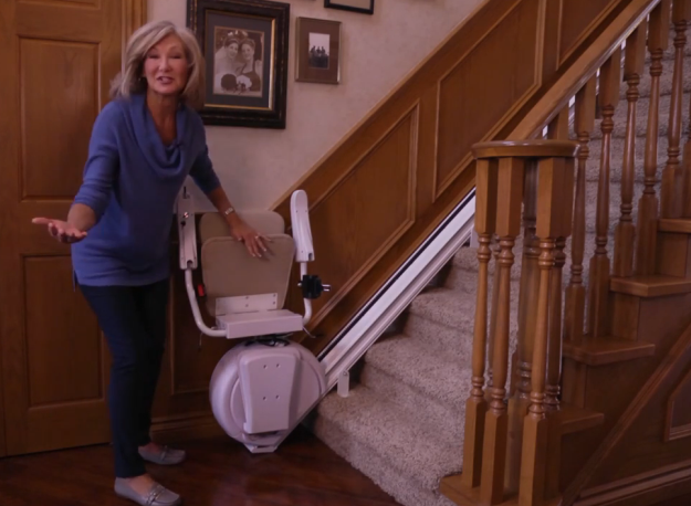 Savaria K2 straight stair lift